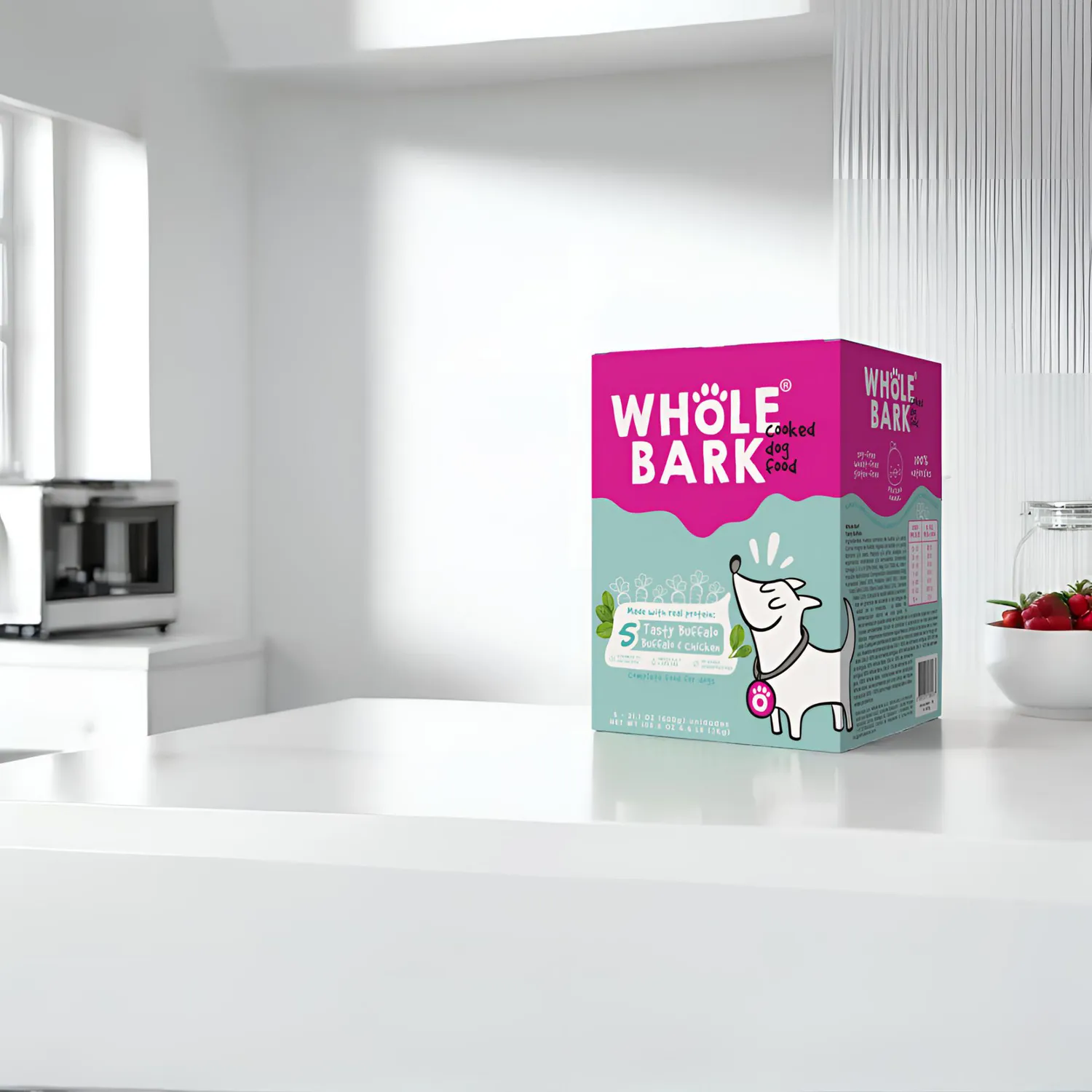 Comida Pasteurizada Perro Tasty Buffalo Whole Bark 4