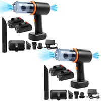 Set X2 Aspiradora Auto Doble Batería Inalámbrica Portátil