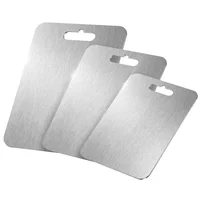 Juego X3 Tablas Cocina Acero Inoxidable Sus304 Profesional