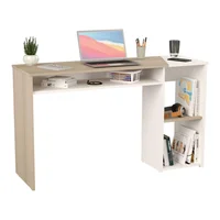 Escritorio Morrisot 75x120x40 cm Arena Blanco