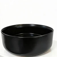 Lavamanos de Sobreponer Redondo 36*36*12 cm Negro