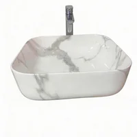 Lavamanos de Sobreponer Canoa Tigresa Claro 45*32*14 cm