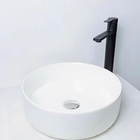 Lavamanos de Sobreponer Redondo 36*36*12 cm Blanco