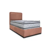 Combo Basecama Nube 140x190 Doble Mas Espaldar Camel