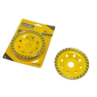 Disco Diamantado Copa Turbo para Pulir 4-1/2 pulgadas Uyustools Set X 12 Unidades