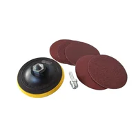 Discos Pulir 4 1/2 pulgadas con 5 Lijas Eje 5/8 pulgadas Uyustools Set X 15 Unidades