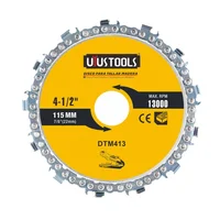 Disco para Corte de Madera 4 1/2 pulgadas 13 Cuchillas de Corte  Uyustools Set X 25 Unidades