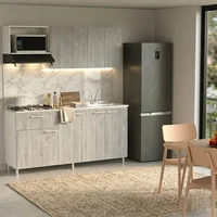 Cocina Burdeos 1.80 cm Bla/salvia 4g Poceta Derecha Just Home Collection