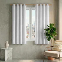 Set de 2 Blackout 100% Báltico 1/2 Ventana Serrano 140x165 cm Gris