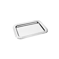 Bandeja Tramontina Rectangular En Acero Inoxidable 42x30cm