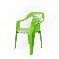 Silla Plastica Infantil Peletizada Verde Limon Colplast