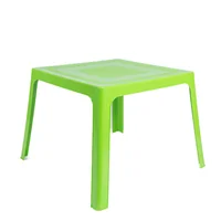 Mesa Plastica Infantil Verde Limon Colplast