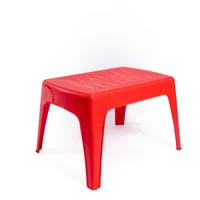 Mesa Plástica de Centro Rojo Colplast