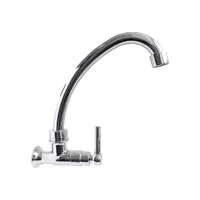 Griferia Lavaplatos Pared Abs Cromado