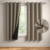 Cortina 100% Blackout Casatua 160cm x 135cm Cada Una Liviana