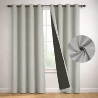 Cortina 100% Blackout Casatua 220cm x 135cm Cada Una Liviana