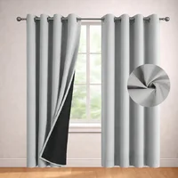 Cortina 100% Blackout Casatua 220cm x 135cm Cada Una Liviana