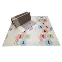 Tapete de Juego Plegable Gateo Bebé 200x180 cm Doble Faz