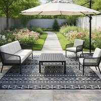 Alfombra Exterior Polipropileno Reversible Plegable con Bolsa Portátil Genérica