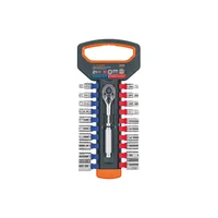 Juego de Copas Dado Milimétrico Estándar 21 Piezas Ratchet 1/4 Pulgada Truper