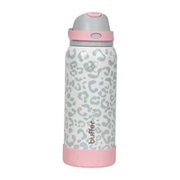 Termo Botella Buffer 1lt Tapa 2en1 Triple Aisl - Ice Leopard