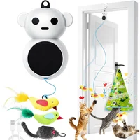 Juguete para Gatos Colgante Automático Pájaro Interactivo Recargable
