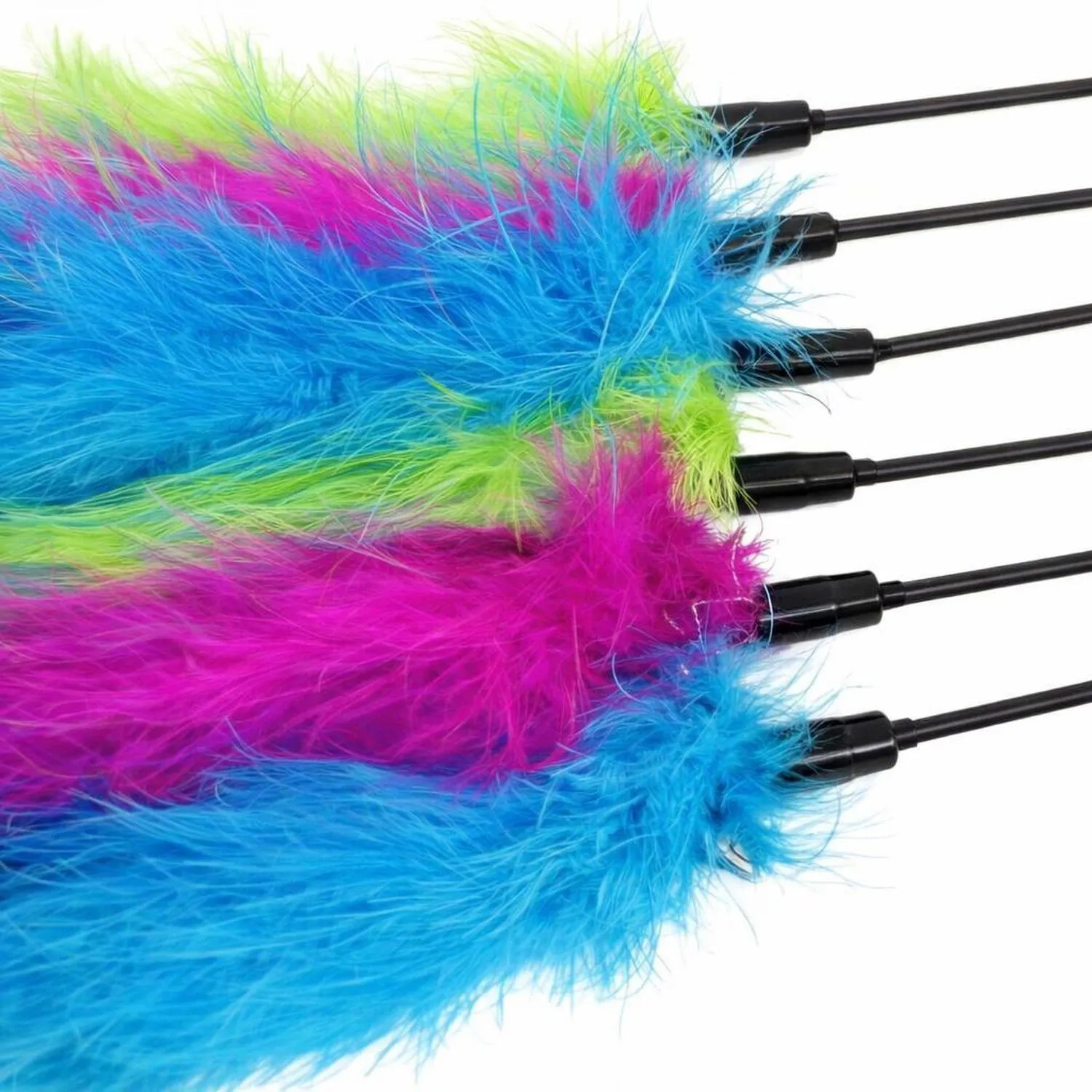 Juguete para Gatos Varita Plumas Interactiva 48 cm Cateneed 4