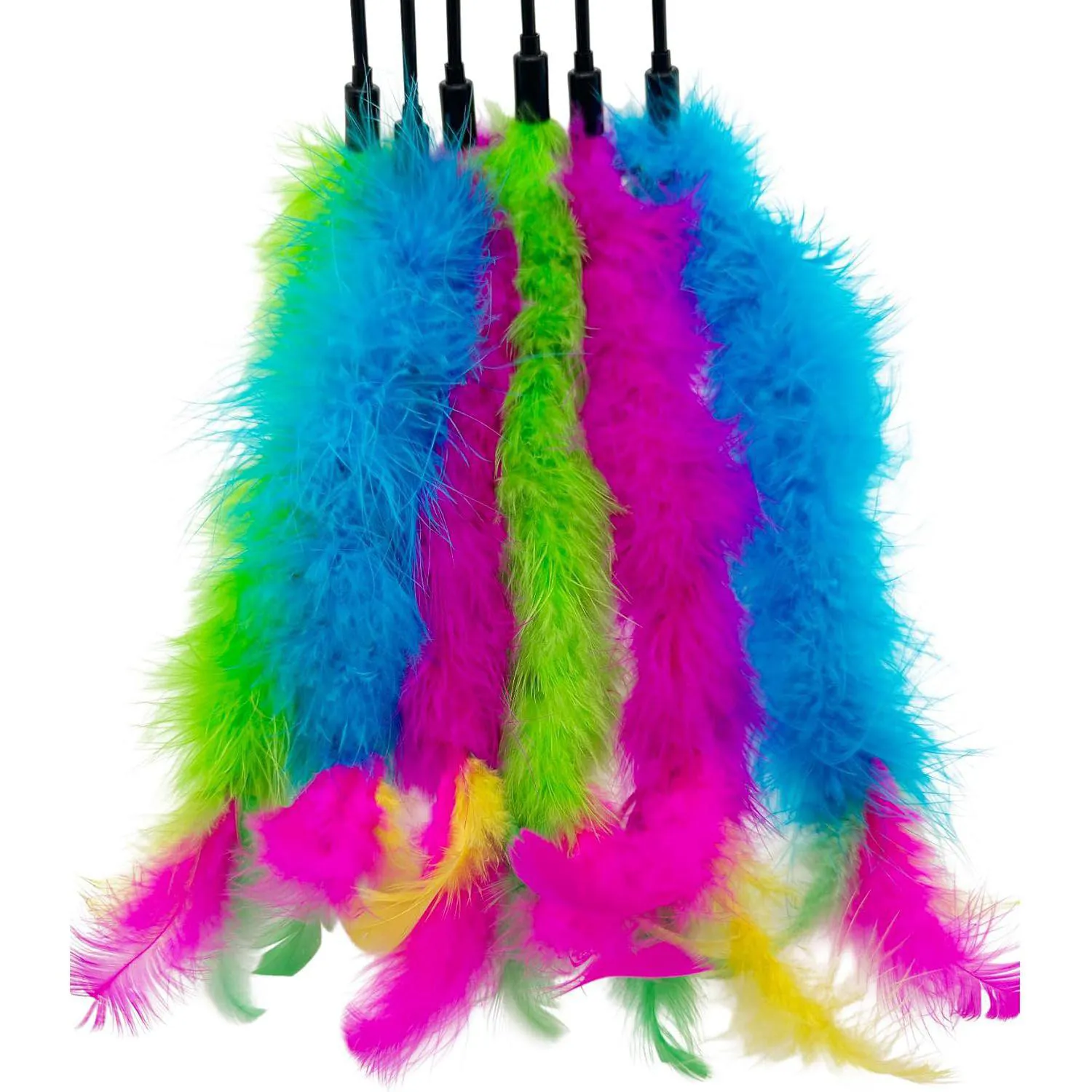 Juguete para Gatos Varita Plumas Interactiva 48 cm Cateneed 5