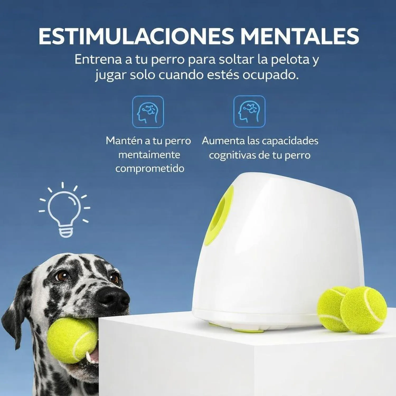 Juguete para Perros Lanzador Automático Tenis 6.35 cm All For Paws