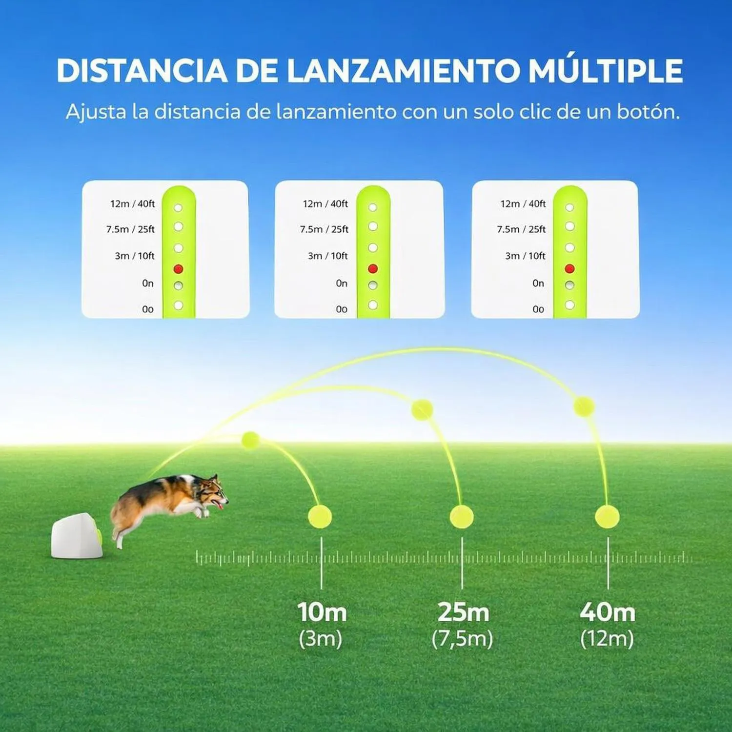 Juguete para Perros Lanzador Automático Tenis 6.35 cm All For Paws 4