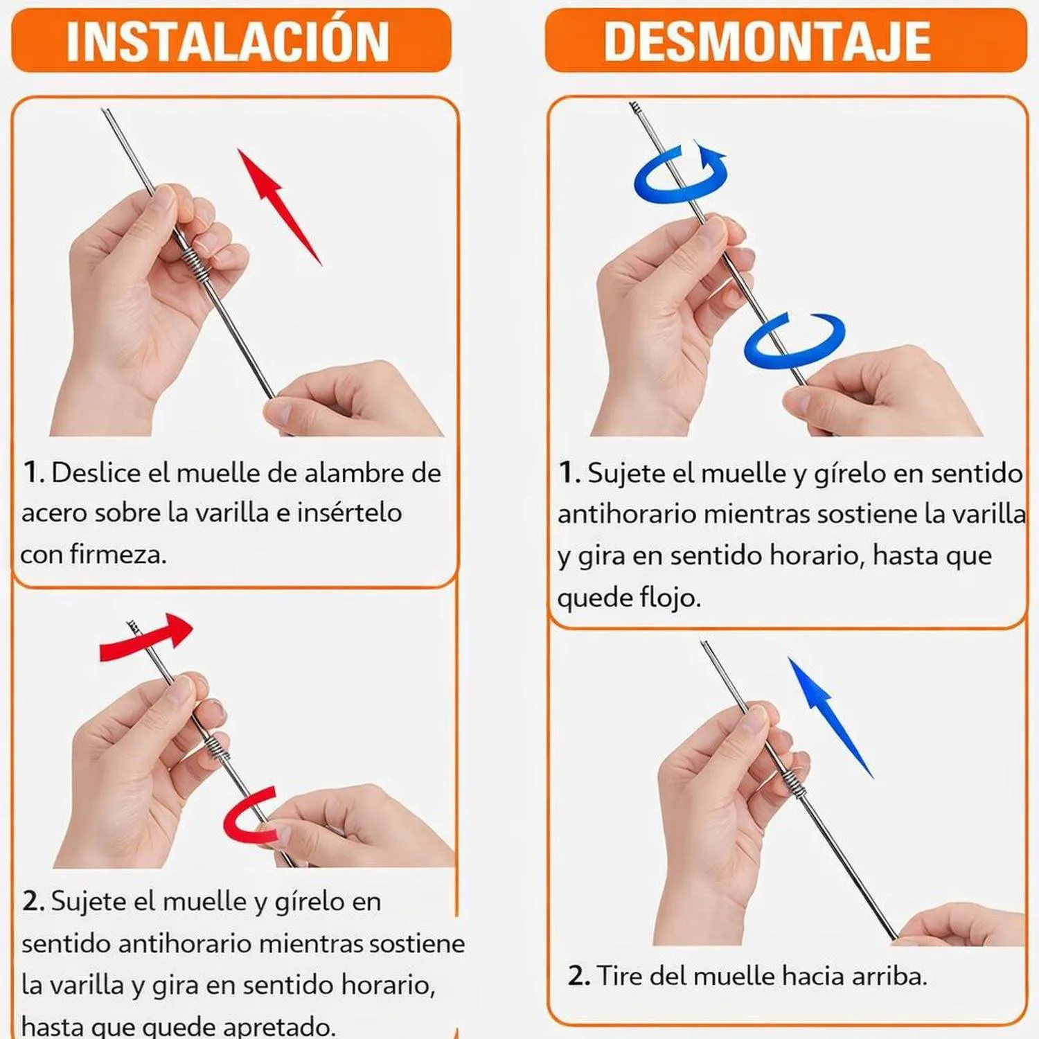 Juguete para Gatos Varita Resorte Plumas Interactiva 160 cm Jxfukal 5
