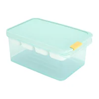Recipiente Rectangular + División Cubeta para Congelación Freezer Fit 1.65 Litros Azul