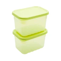 Set de 2 Recipientes Freshblock 640ml Verde