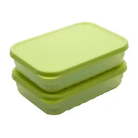 Set de 2 Recipientes Herméticos Freshblock 760ml Verde Locknlock