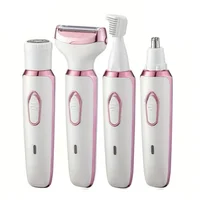 Afeitadora Lady Shaver Beauty 4 En 1 Inalámbrica Sn-8866