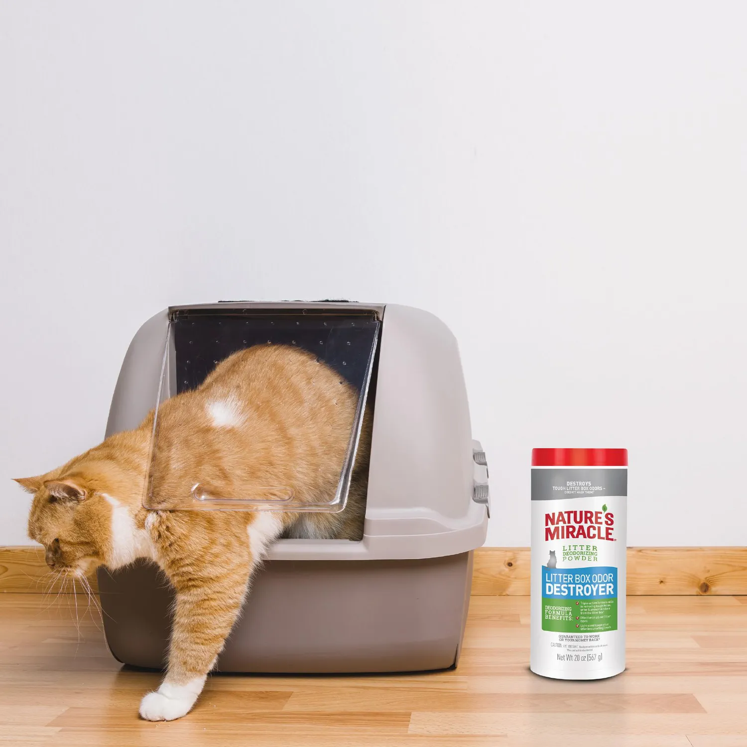 Polvo Destructor De Olores Gato Arenera 567G Natures Miracle