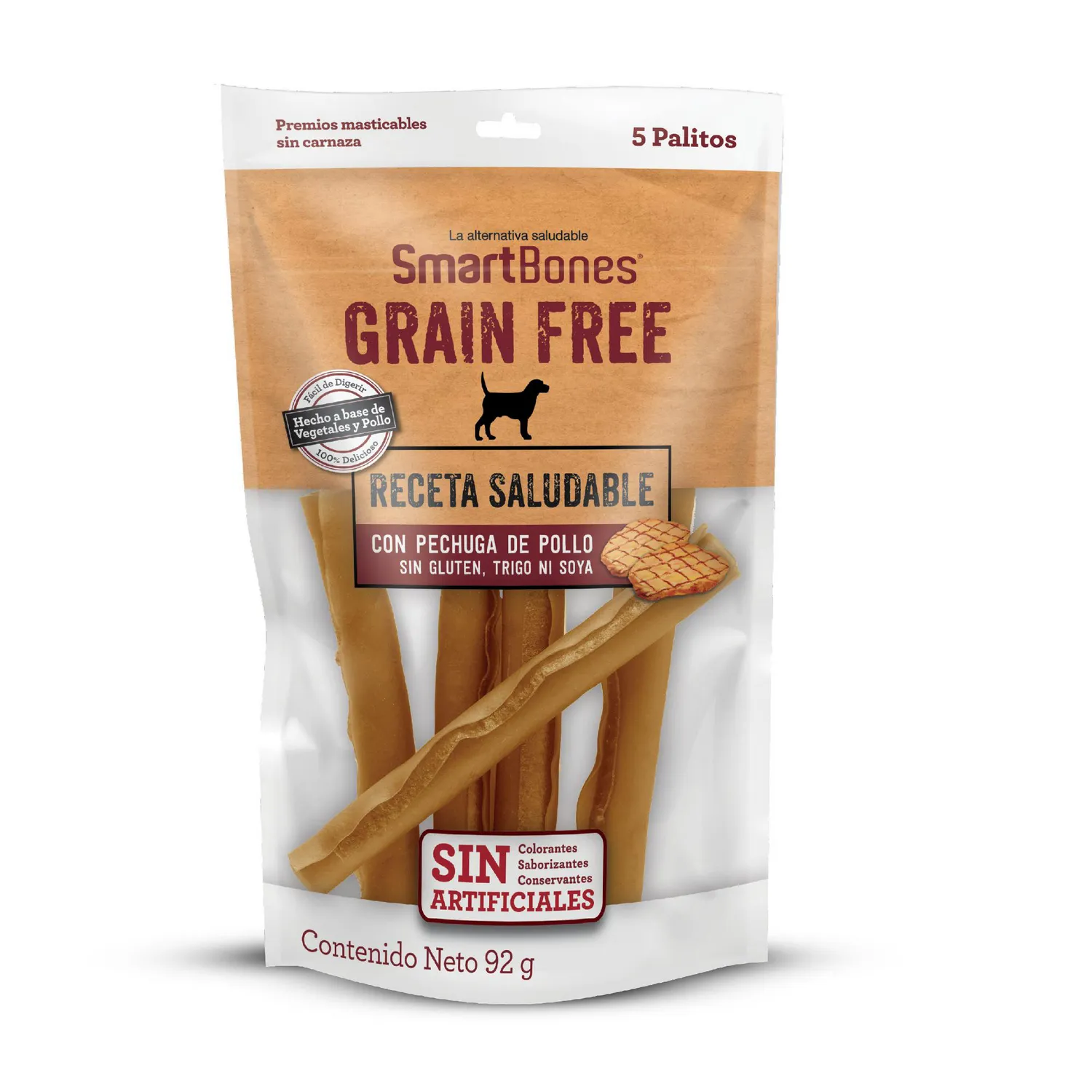 Snack Para Perro Smartbone Grain Free 5Und
