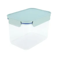 Recipiente Hermético Rectangular Classic Plus 2 Litros Natural-Azul Locknlock