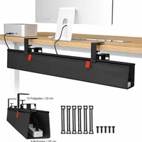 Organizador de Cables de Escritorio en Tela Oxford 91 cm x1 unidad
