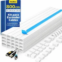 Organizadores de Cables en Plástico 800 cm paquete x20 unidades
