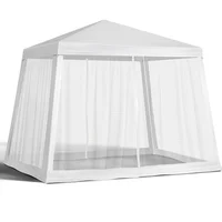 Toldo Mosquitero Exterior de Venta Impermeable 300 x 300 x 245 cm Blanco