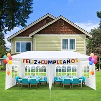 Toldo Impermeable Exterior de Venta 600 x 300 cm Blanco