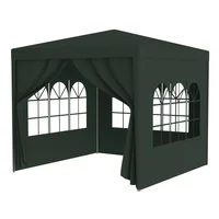 Toldo Impermeable con Lámina de Protección Exterior de Venta 300 x 300 x 260 cm Verde 10 Personas