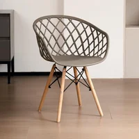 Silla Oasis con Brazos Color Taupe Espaldar
