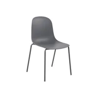 Silla Aiara Color Gris Oscuro Diseño Moderno