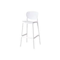 Silla para Bar Rio Color Blanco Diseño Moderno