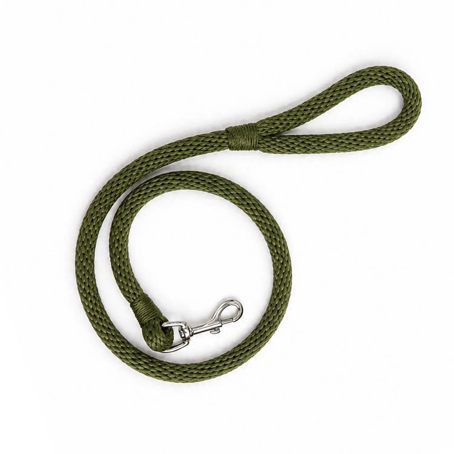 Cordon Premium Petizoos 1.20 Cms Unicolor Verde Militar Petizoos