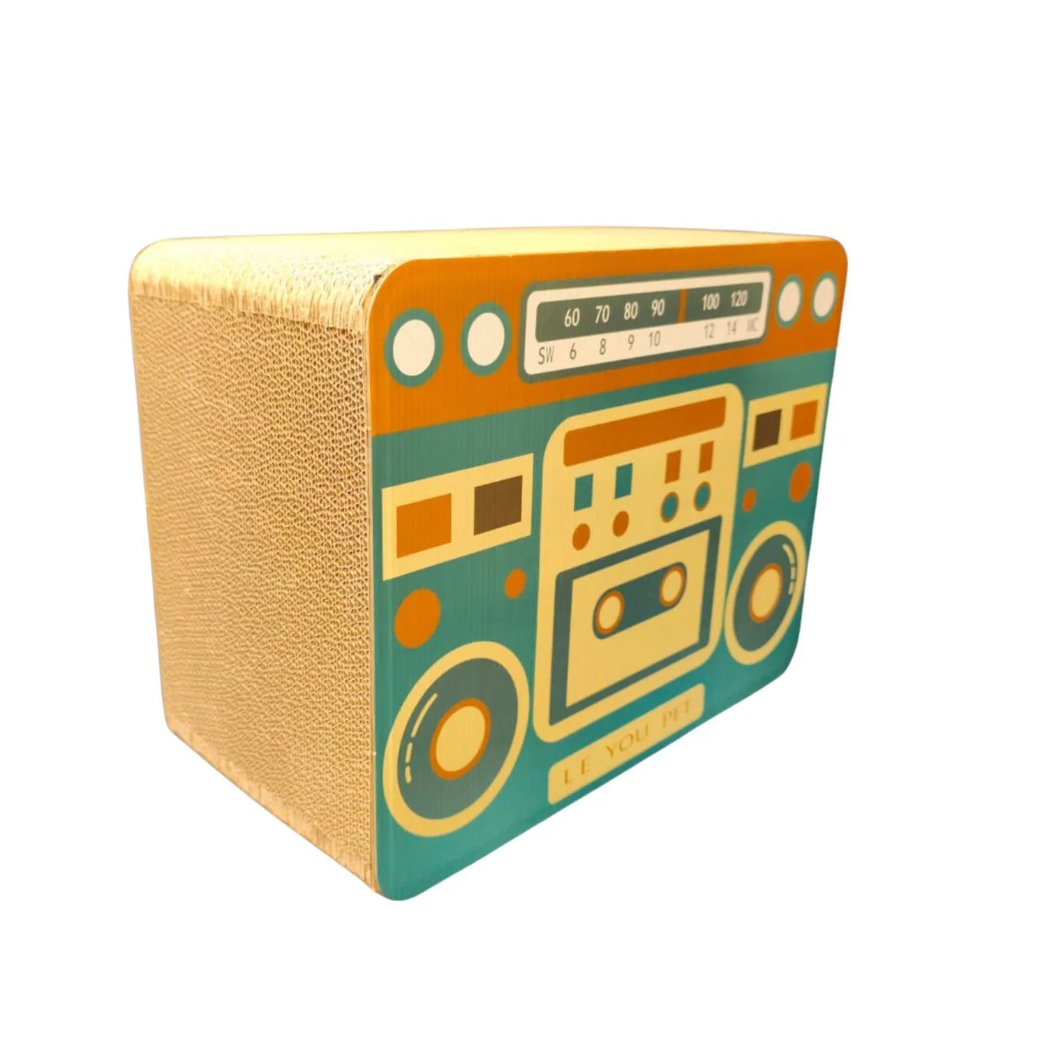 Rascador Para Gatos Figura Radio En Carton