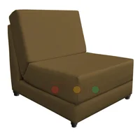 Silla Cama Lido 70 cm Cuerotex Café