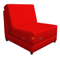 Silla Cama Lido 70 cm Cuerotex Rojo